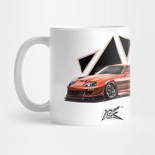 toyota supra a80 orange Mug